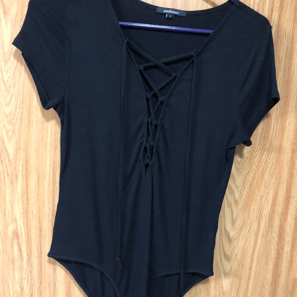 Lace up top